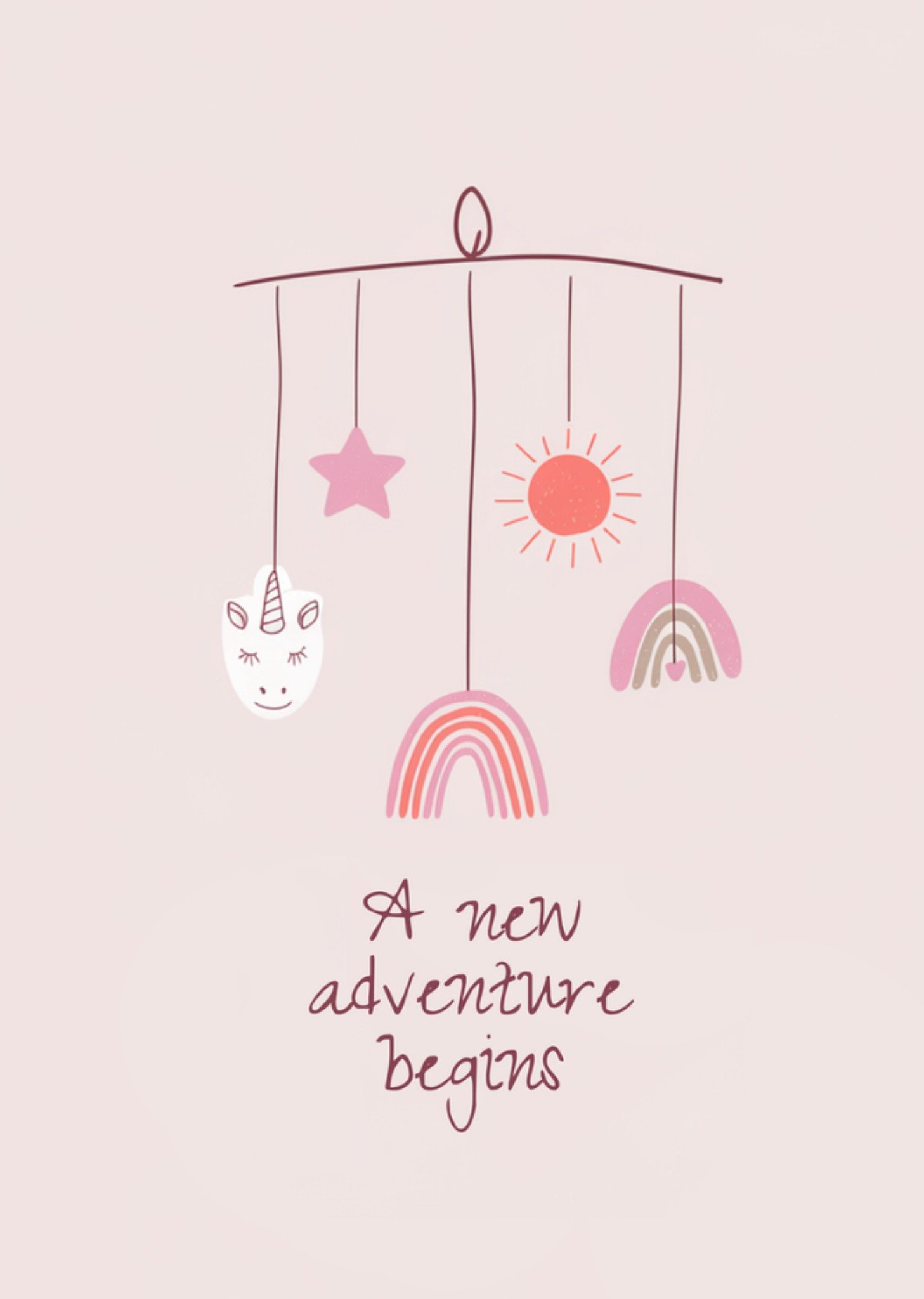 Geboortekaart A New Adventure Begins Kaart Greetz