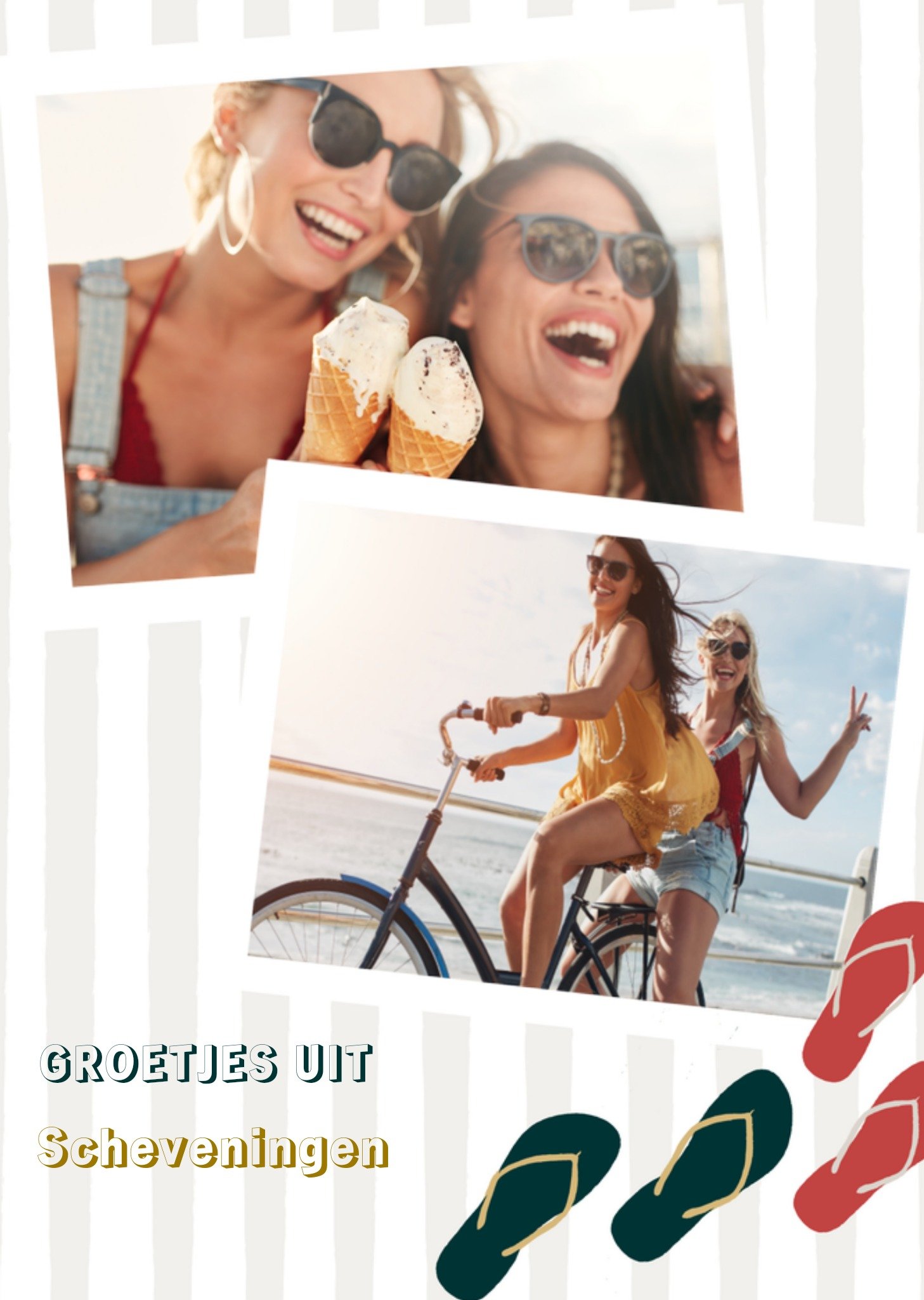 Vakantiekaart Groetjes uit Met foto