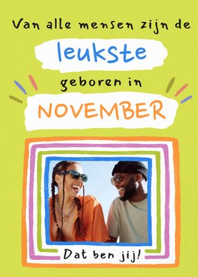 Greetz | Verjaardagskaart | Geboren in November