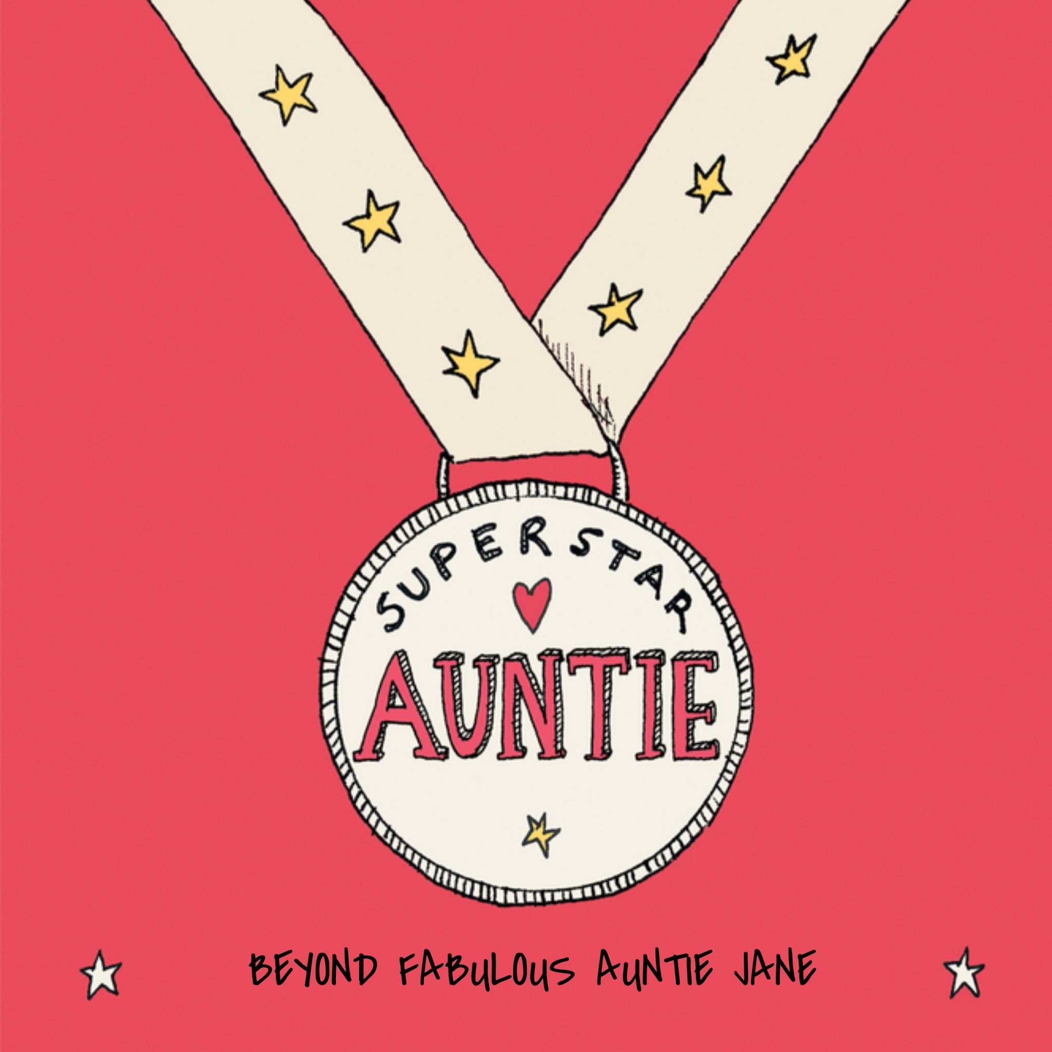 Verjaardag Tante Vierkante Kaart Poet and Painter