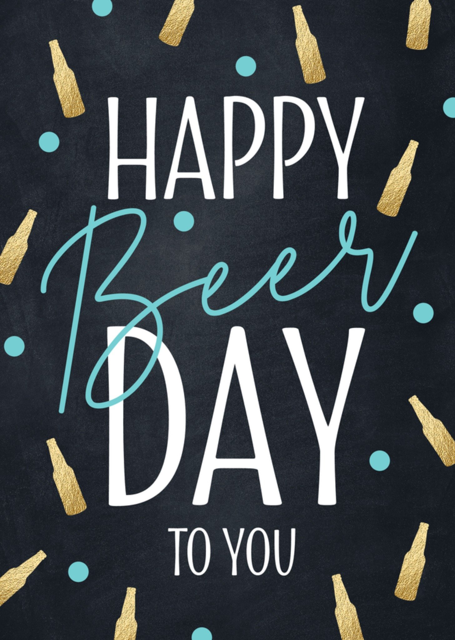 Verjaardagskaart Happy Beer Day Kaart Luckz