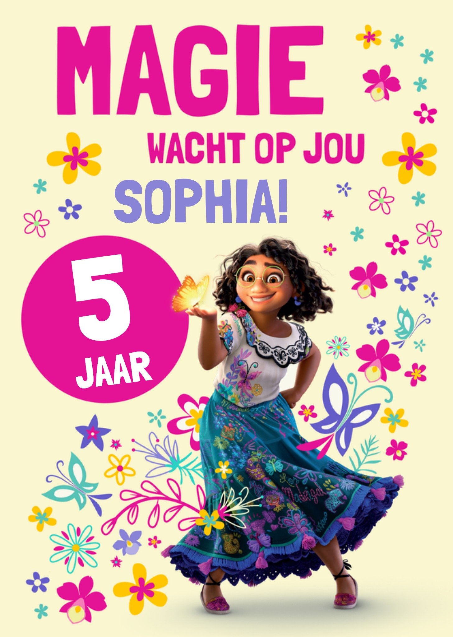 Verjaardagskaart Magie wacht op jou Kaart Encanto