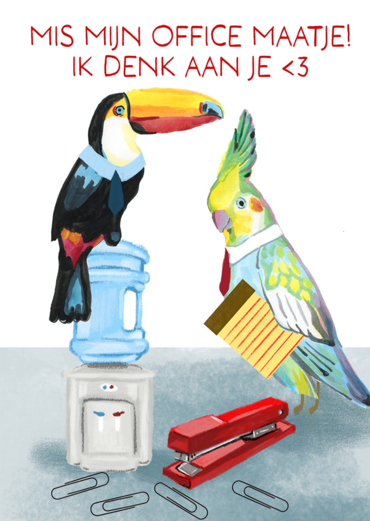 Denken aan kaart Office Maatje Kaart Drunk Girl Designs