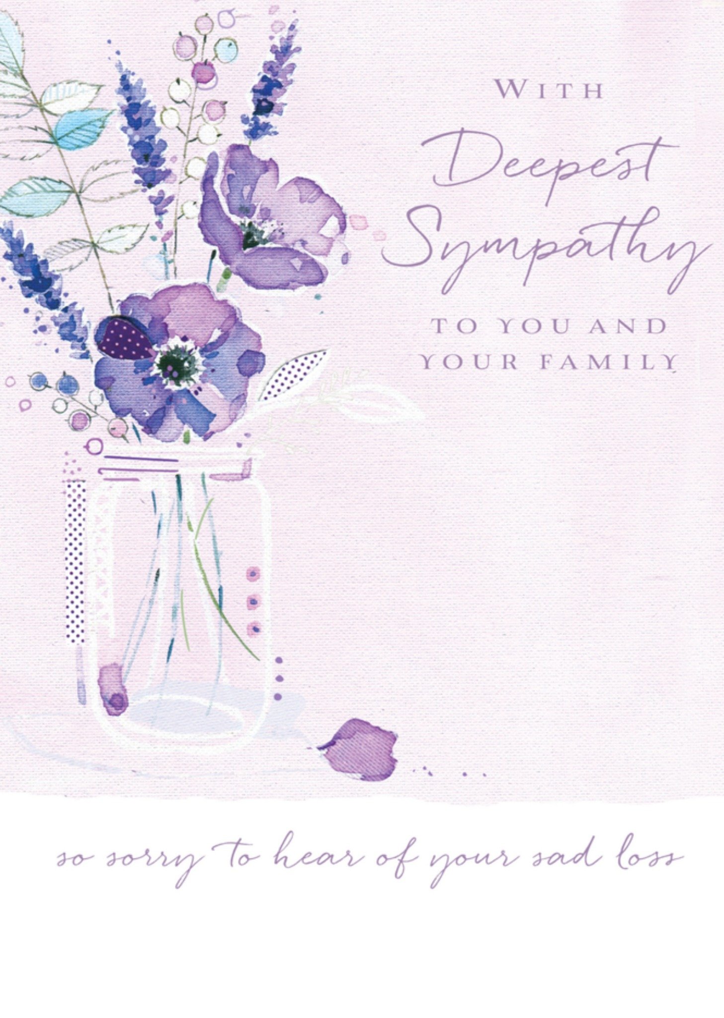 Condoleancekaart Neutraal Kaart Ling Design