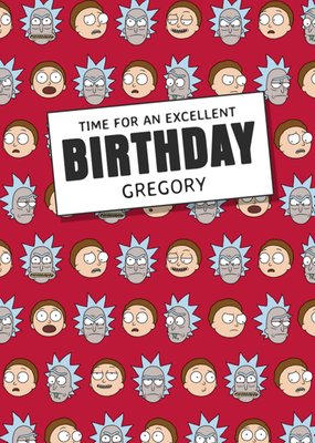 Rick and Morty | Verjaardagskaart | Excellent