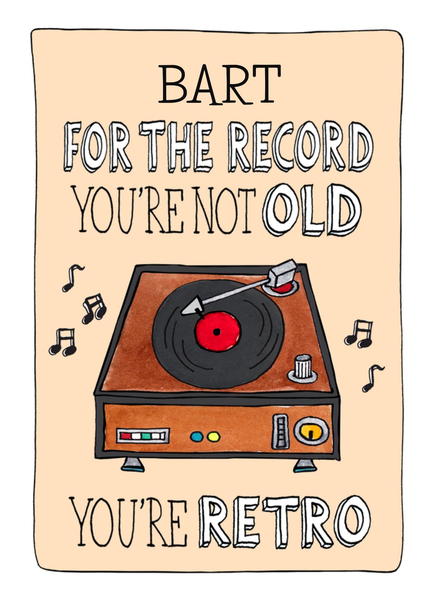 Sandysign Verjaardagskaart You