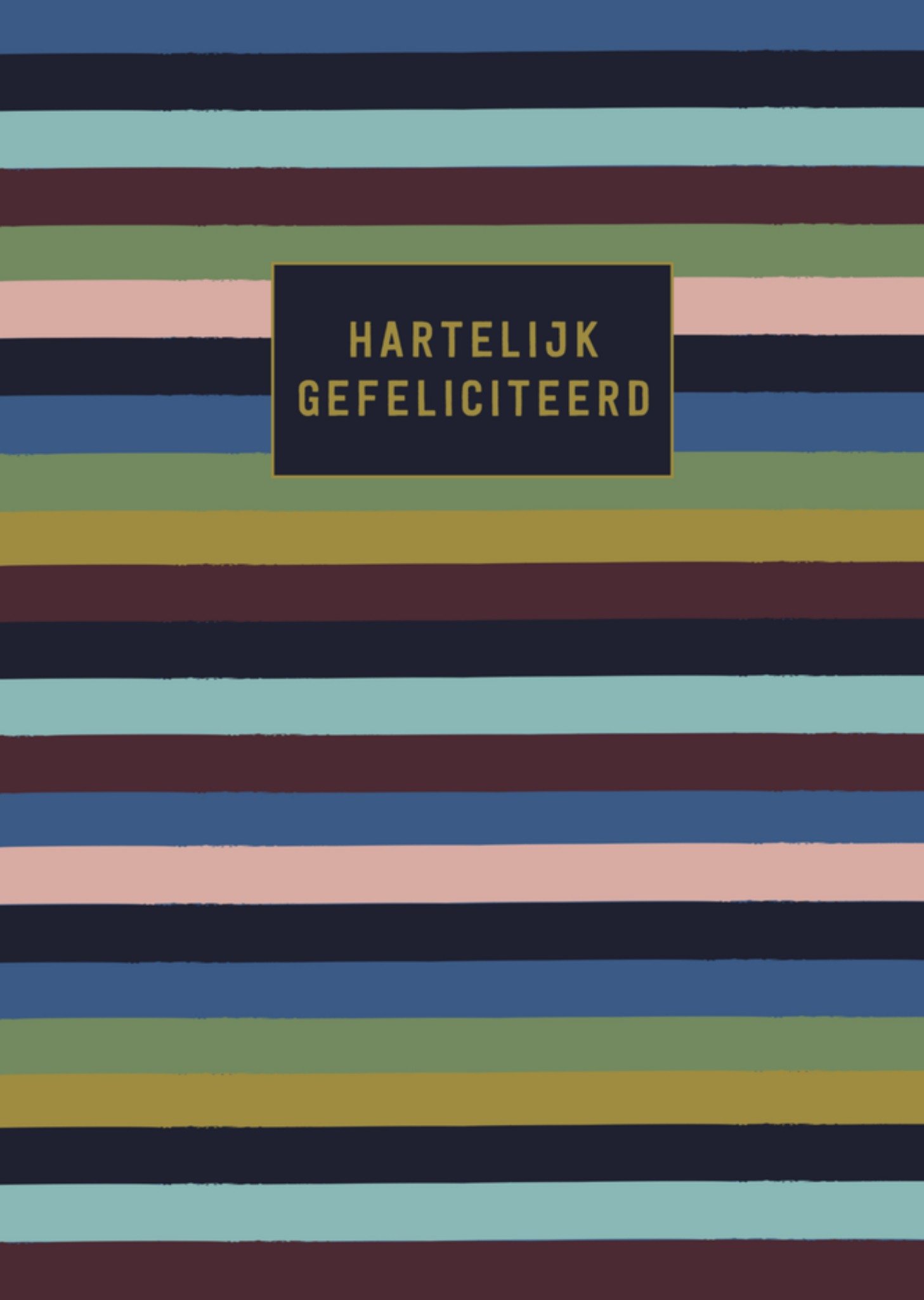 Natalie Alex Verjaardagskaart strepen Kaart Mifkins