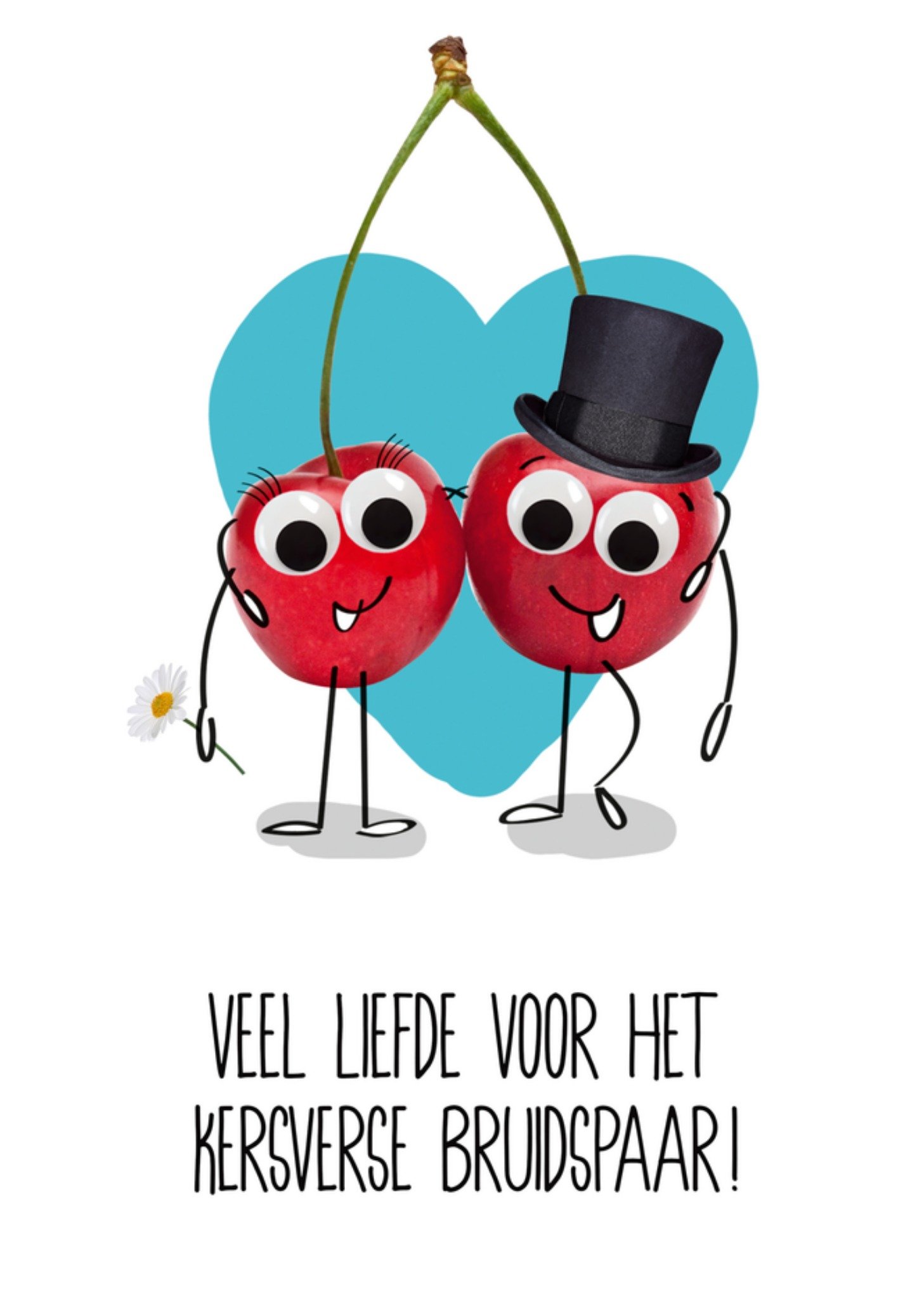 Gefeliciteerd Kersvers bruidspaar Paperclip