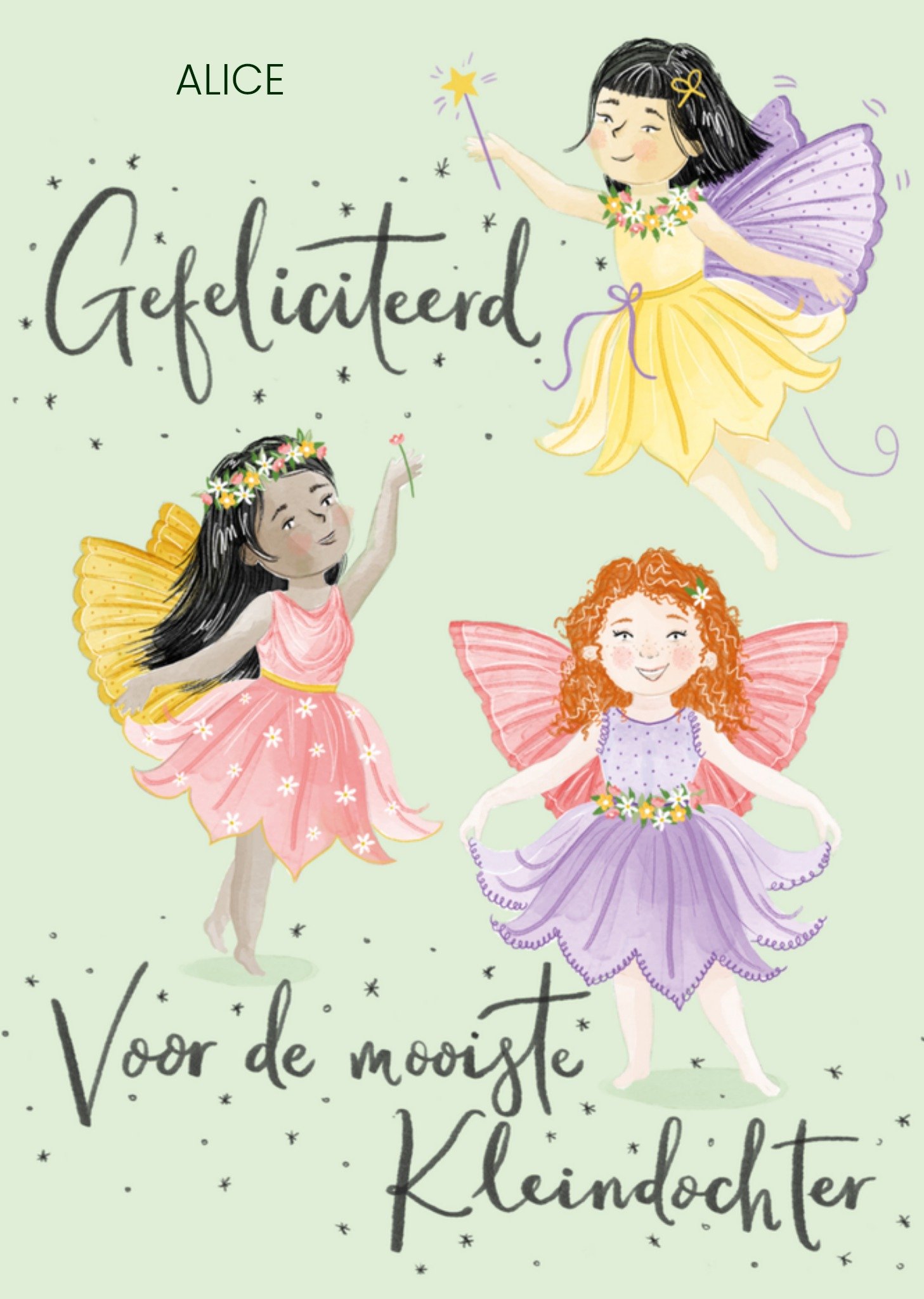 Okey Dokey Design Verjaardag Illustratie Kaart Making Meadows