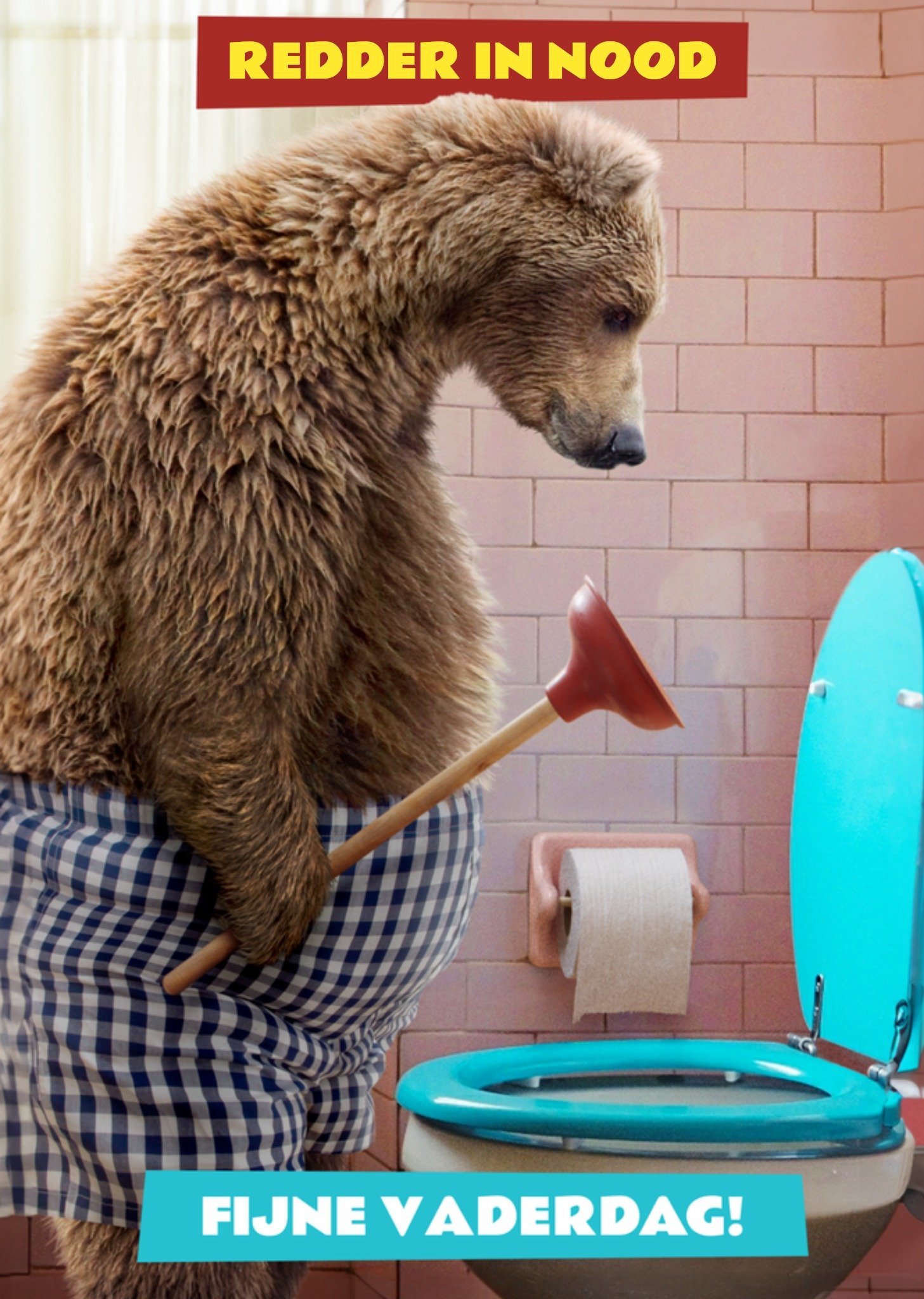 Vaderdagkaart Redder in nood Aanpasbare tekst Kaart Avanti