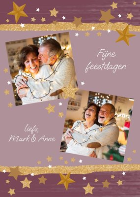 Tsjip | Kerstkaart | Fijne feestdagen lief | Fotokaart aanpasbare tekst