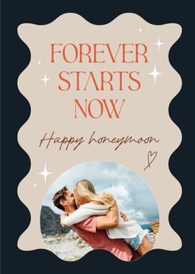 Greetz | Huwelijkskaart | Honeymoon | Forever starts now | Met foto