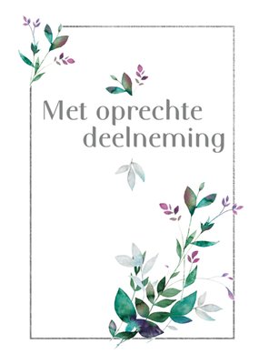 TMS | Condoleancekaart | Bloemen