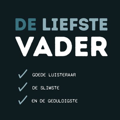 Greetz | Vaderdagkaart | liefste vader