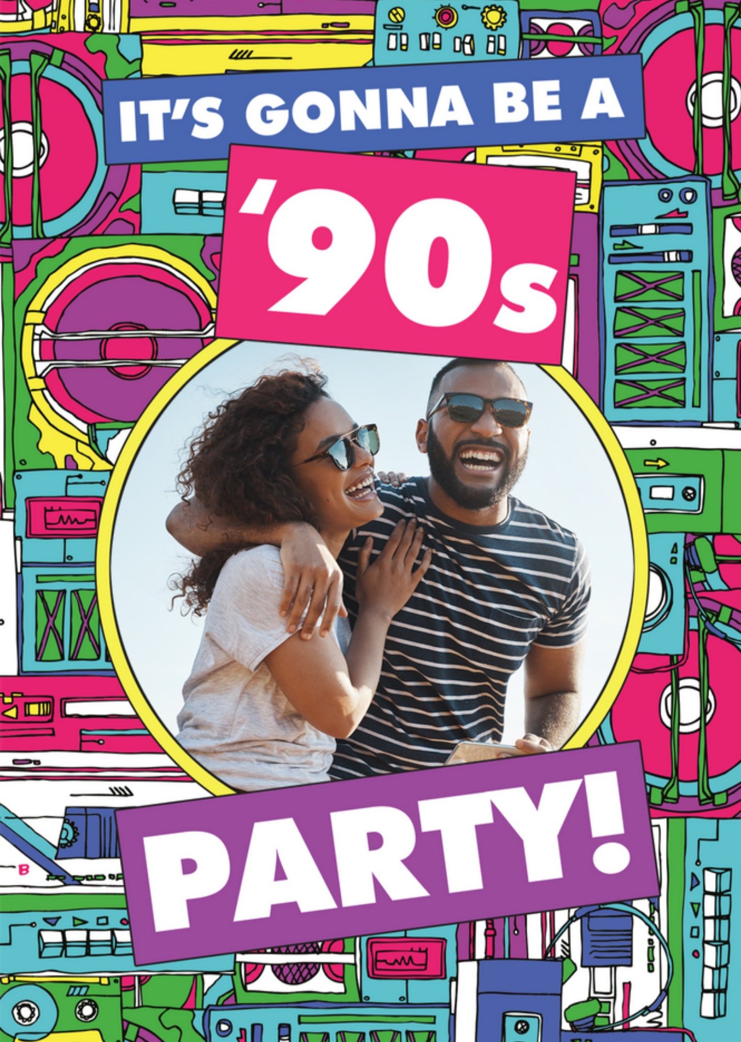 MTV - Verjaardagskaart - '90s party