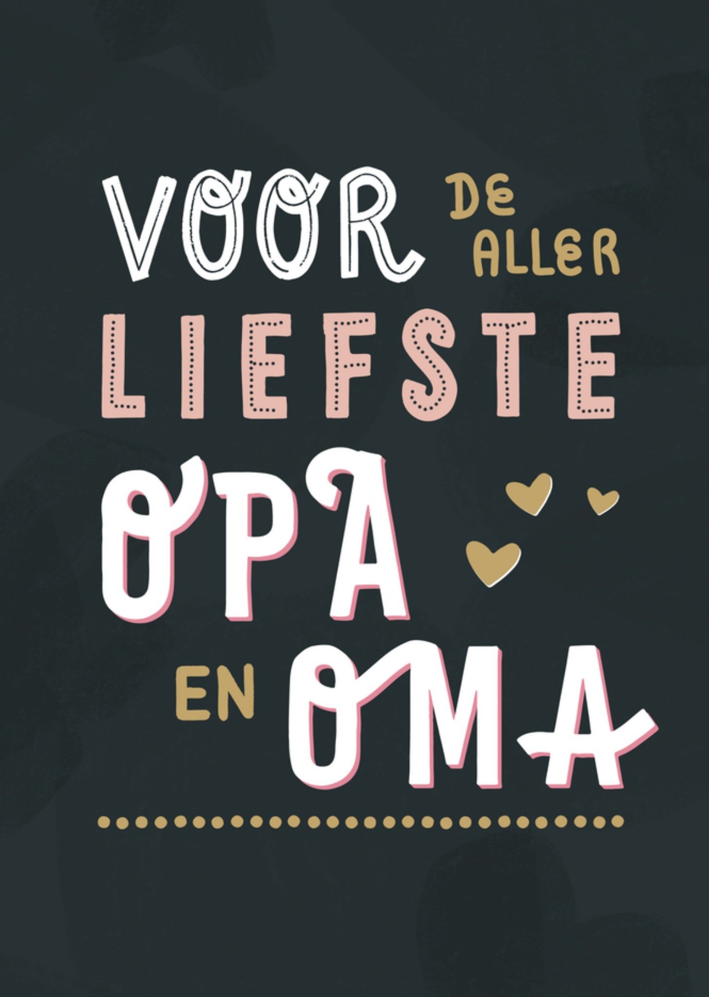 Greetz Opa en oma dag liefste opa en oma Standard Card