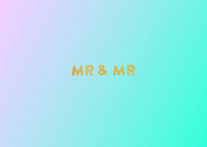 Greetz | Pride kaart | mr & mr