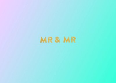 Greetz | Pride kaart | mr & mr