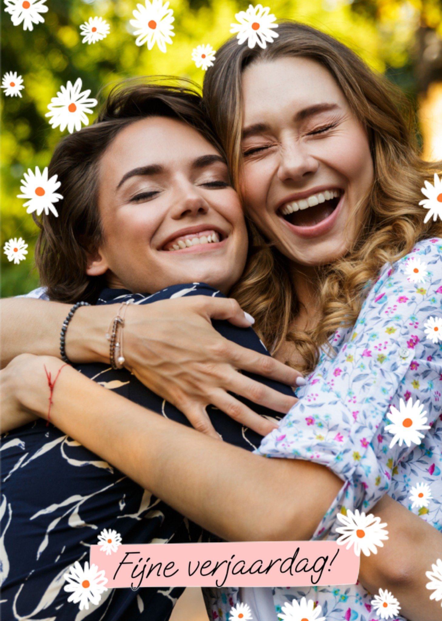 Verjaardagskaart Met foto Madeliefje Greetz