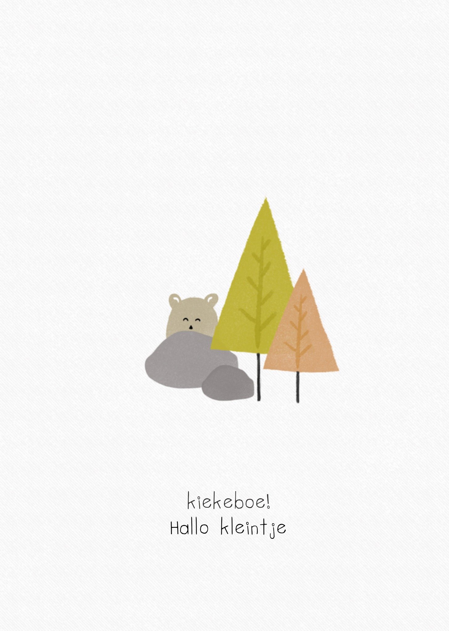 Greetz Geboortekaart illustratie Standard Card