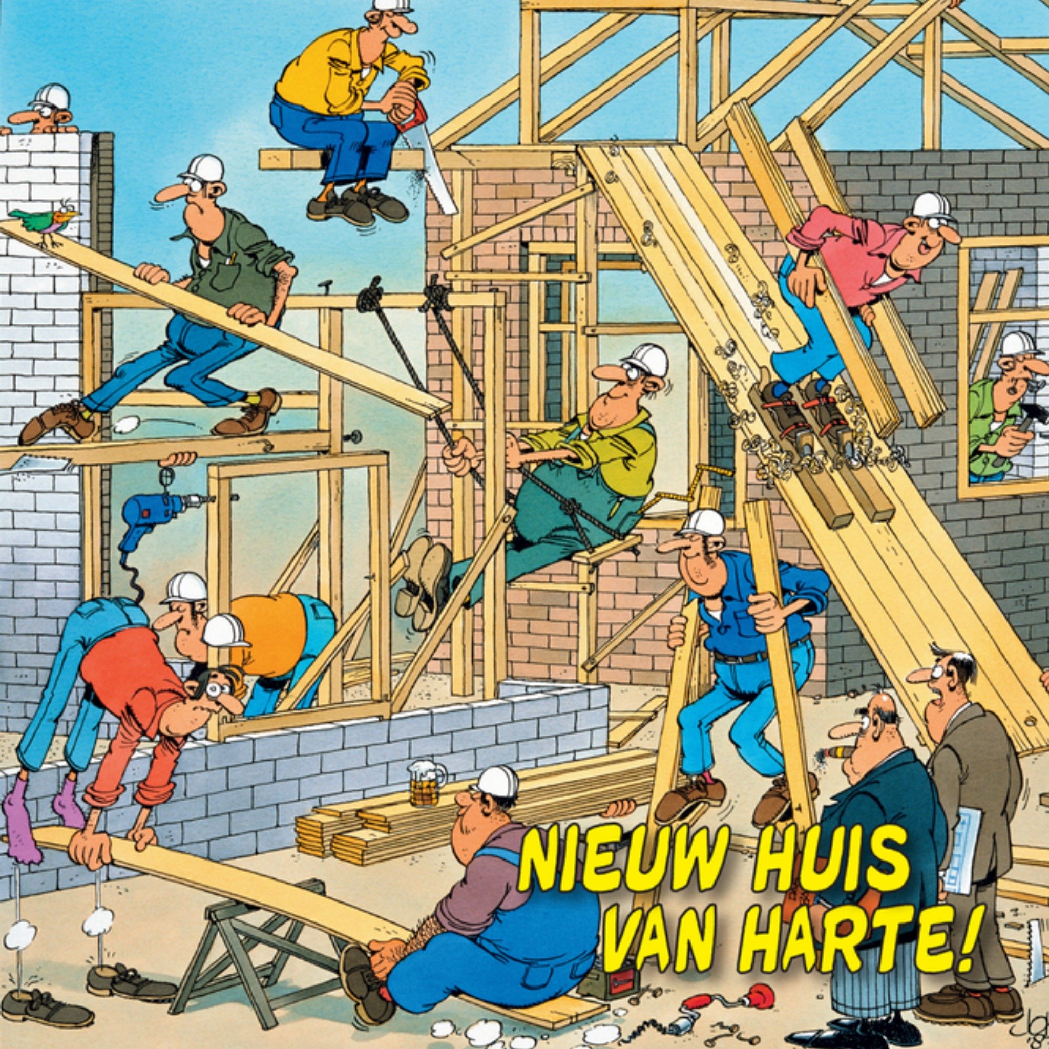 Jan van Haasteren - New home - Van harte
