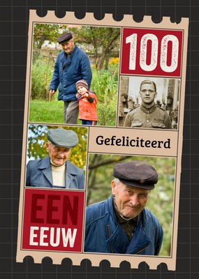 Greetz | Verjaardagskaart | 100 jaar | fotokaart