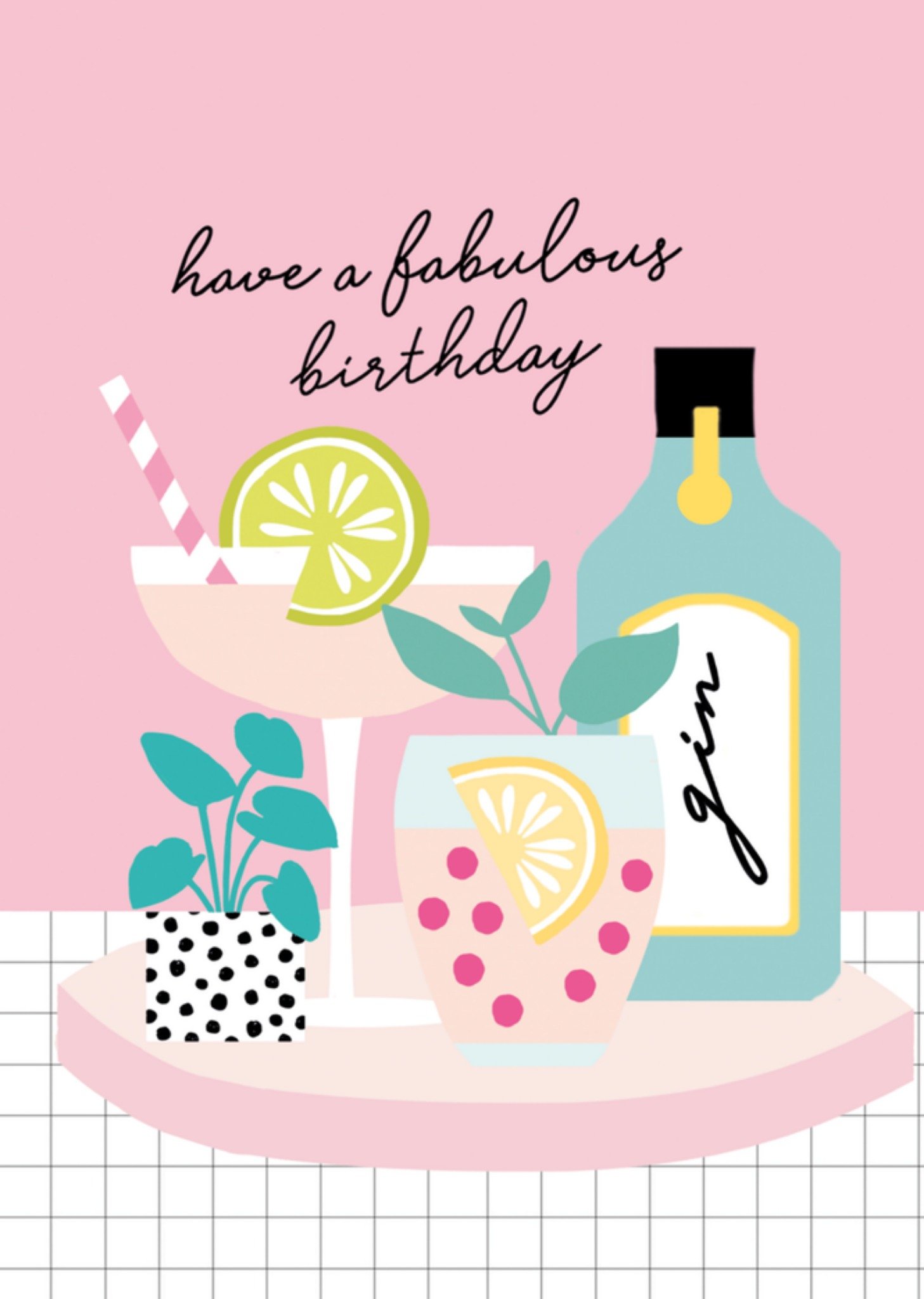 Verjaardagskaart illustratie Kaart Sadler Jones