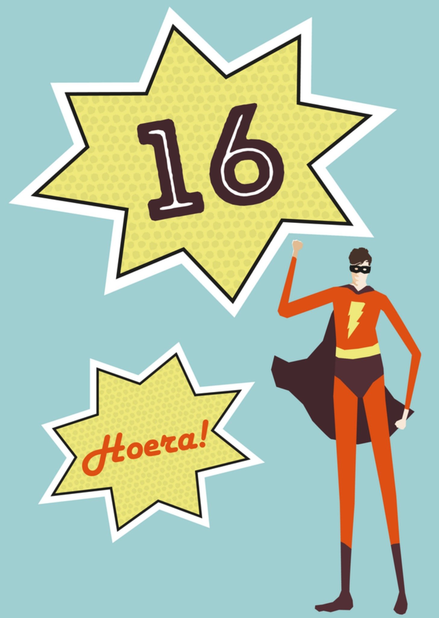 Verjaardag Superman Kaart TMS