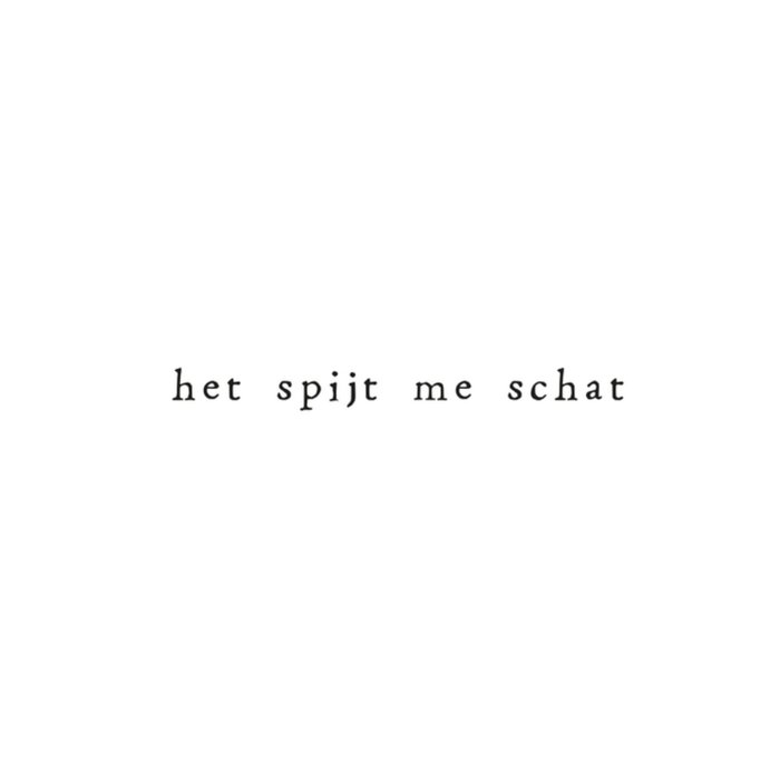 IKPAKJEIN | Sorry kaart | het spijt me schat