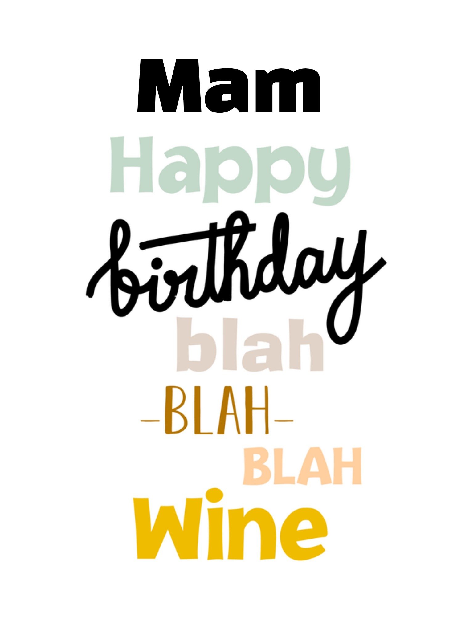 Greetz Verjaardagskaart Moeder Standard Card
