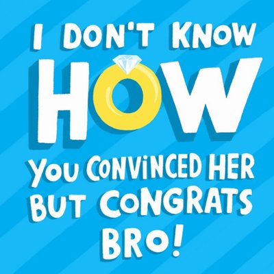 Greetz | Huwelijkskaart | Congrats Bro