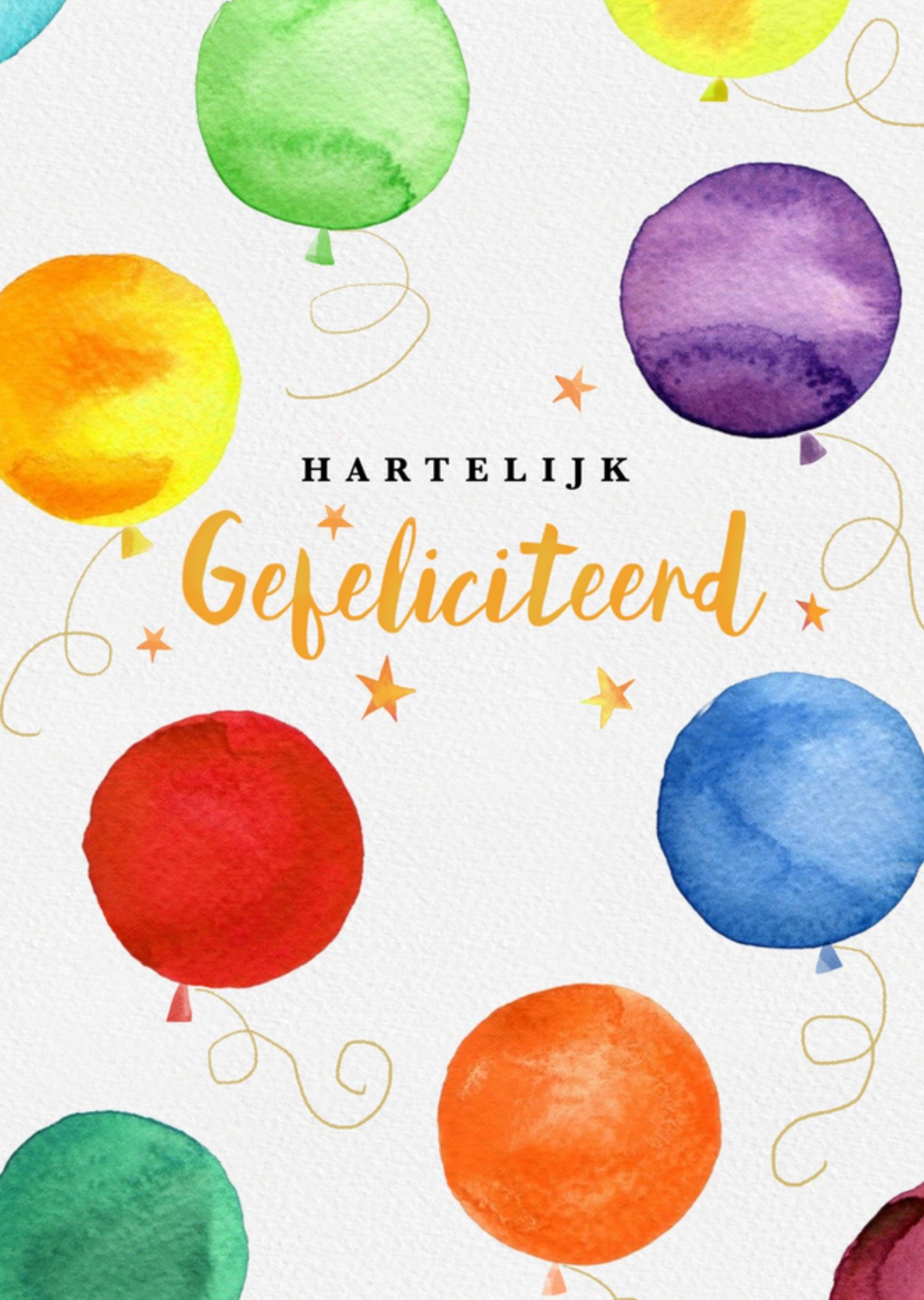 Verjaardagskaart ballonnen Kaart Emma Proctor