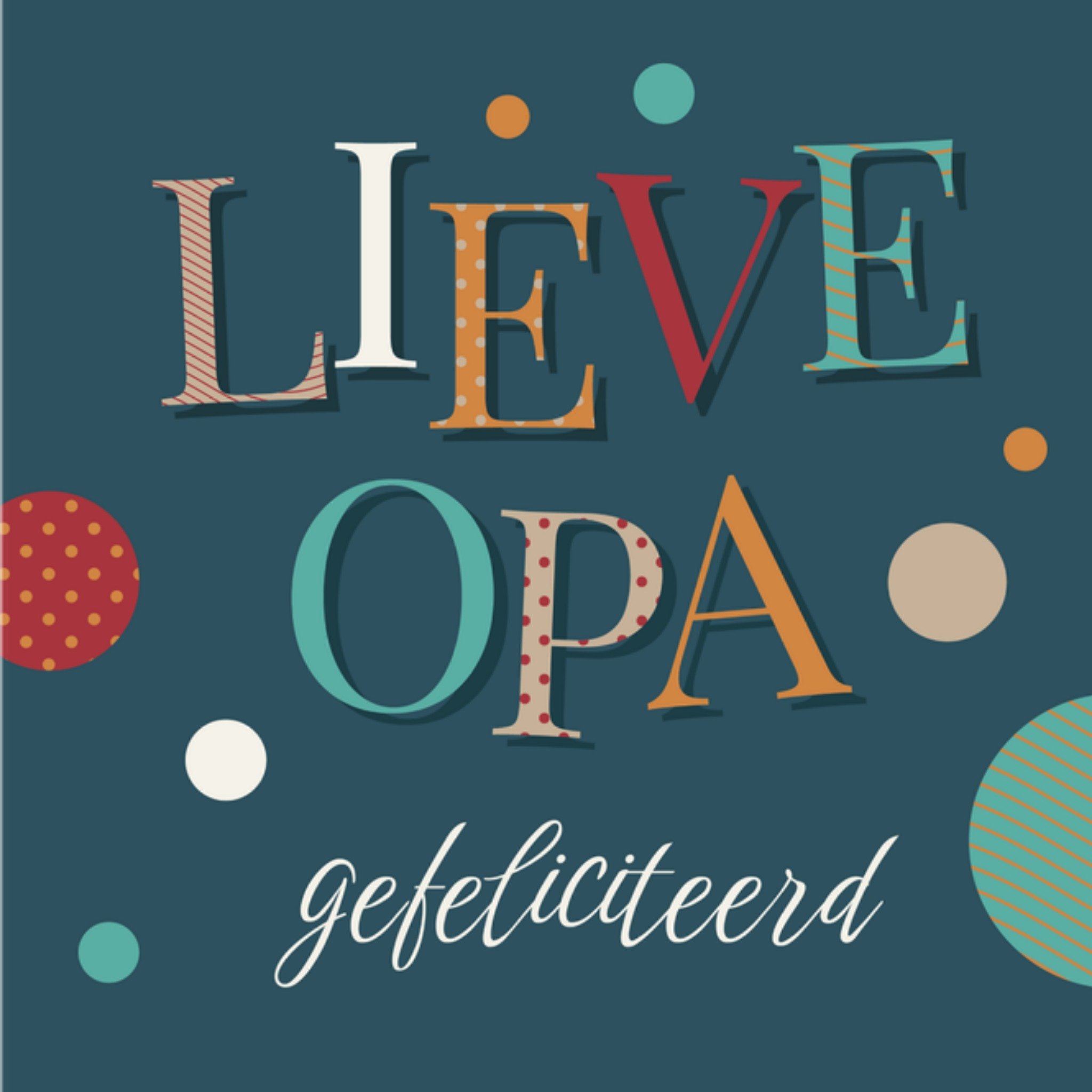 Papercute Verjaardagskaart Lieve Opa Vierkant