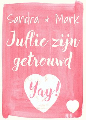 Greetz | Huwelijkskaart | met aanpasbare naam