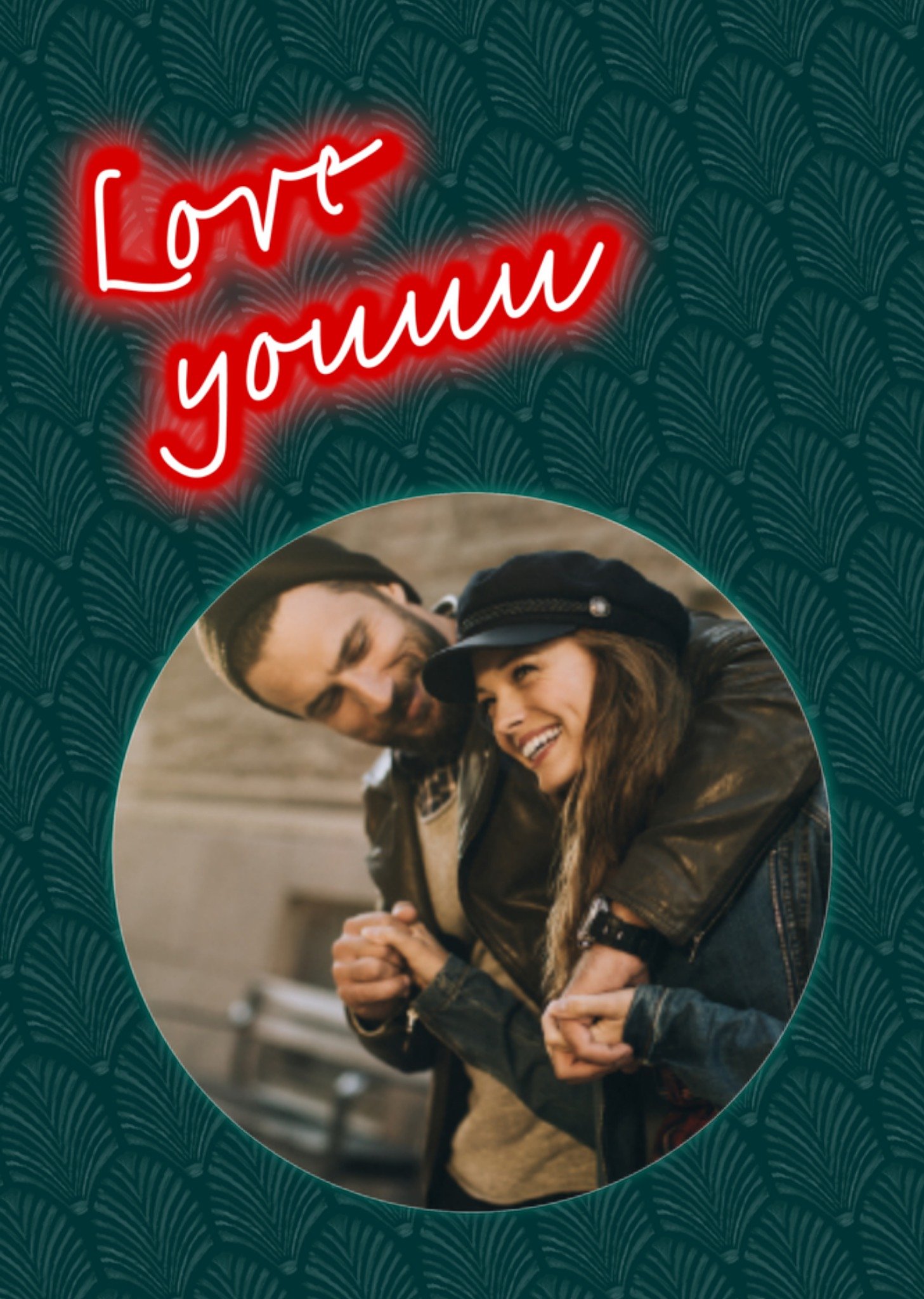 Greetz Valentijnskaart Fotokaart love you Standard Card