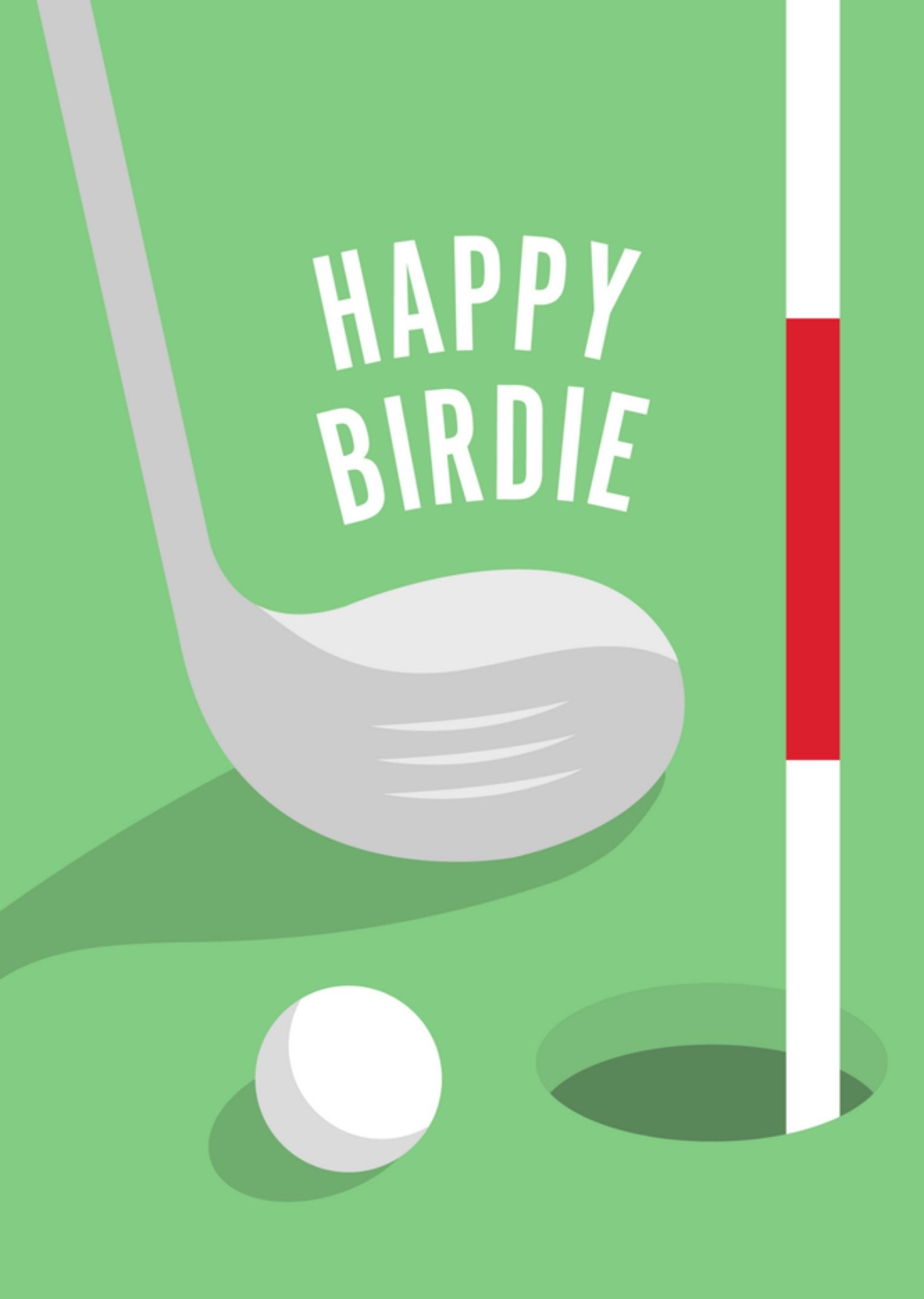 Greetz Verjaardagskaart golfen Standard Card