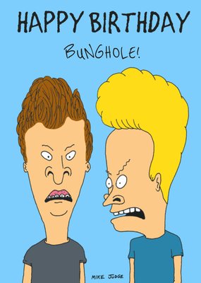 Beavis and Butt-Head | Verjaardagskaart | Happy Birthday Bunghole