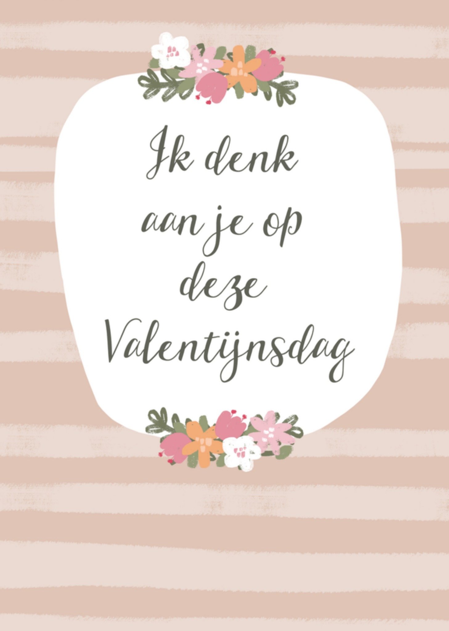 Valentijnskaart denken aan Kaart Greetz