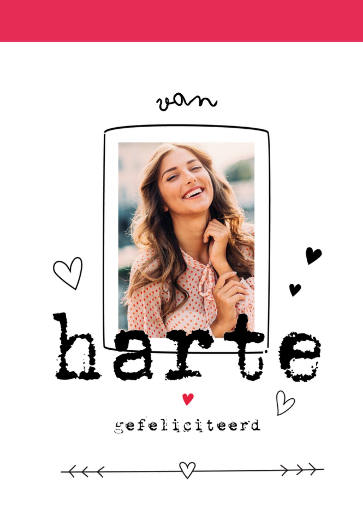 collectie Verjaardagskaart Met foto Kaart Paperclip