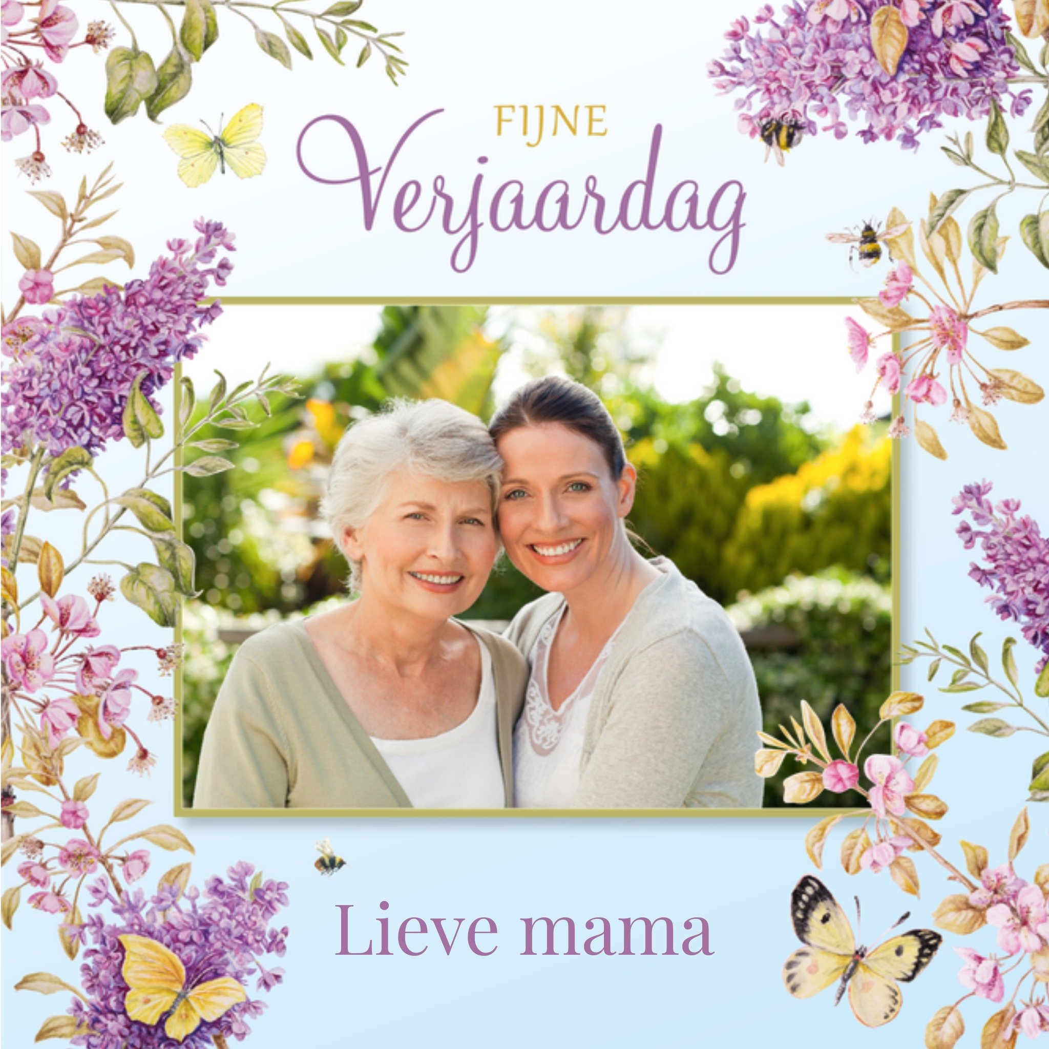 Verjaardagskaart Lieve mama Vierkante Kaart Janneke Brinkman