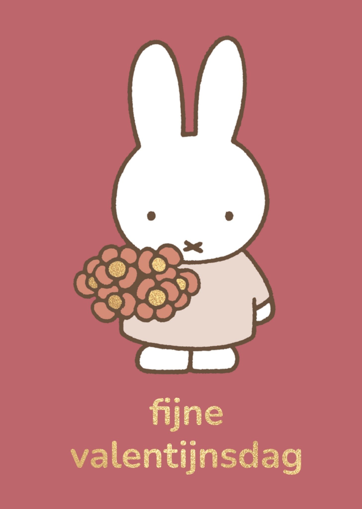 Miffy Valentijnskaart fijne valentijnsdag Kaart Nijntje