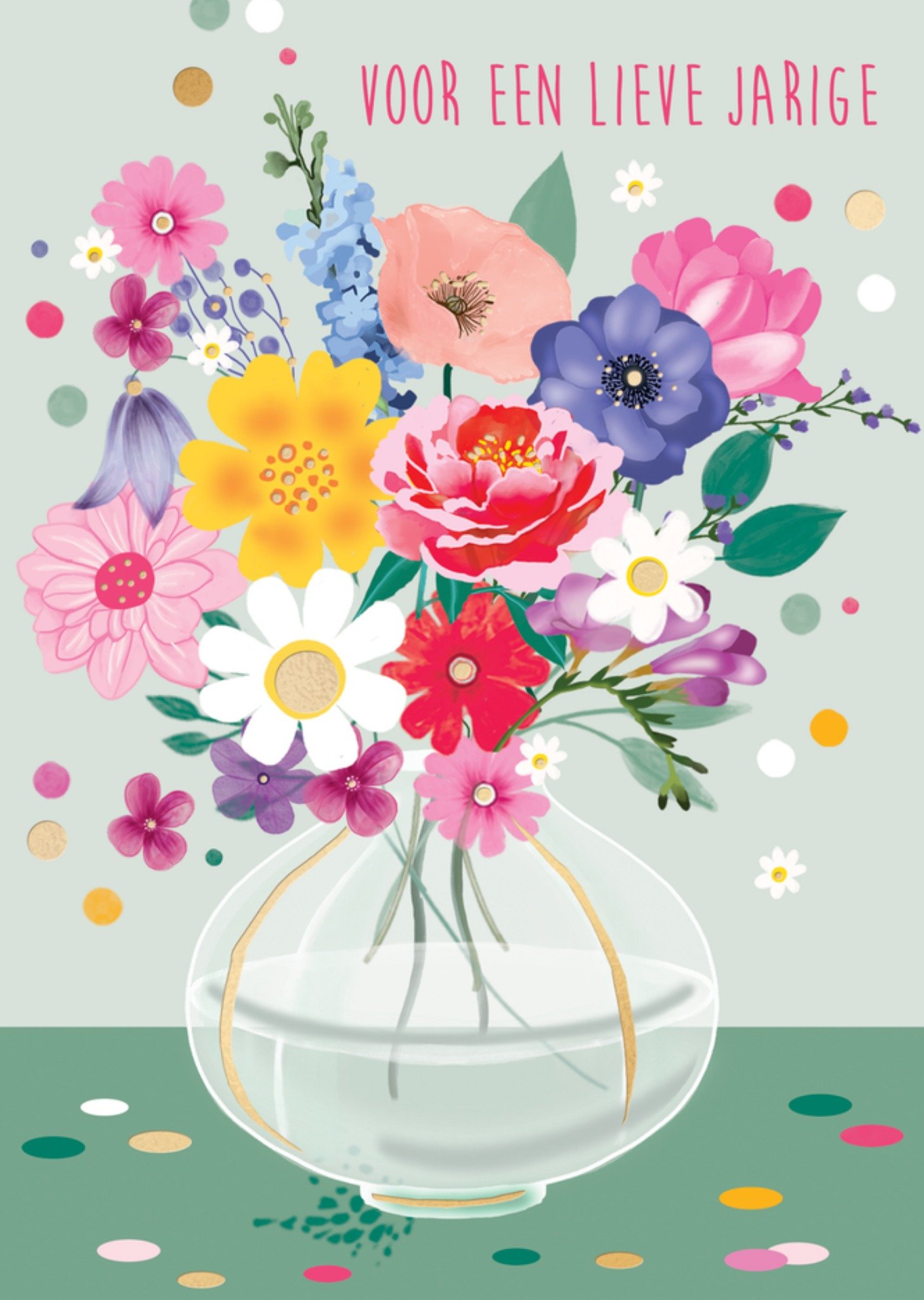 Verjaardagskaart Voor Een Lieve Jarige Kaart TMS