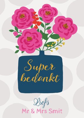 Natalie Alex | Bedankkaart | met naam