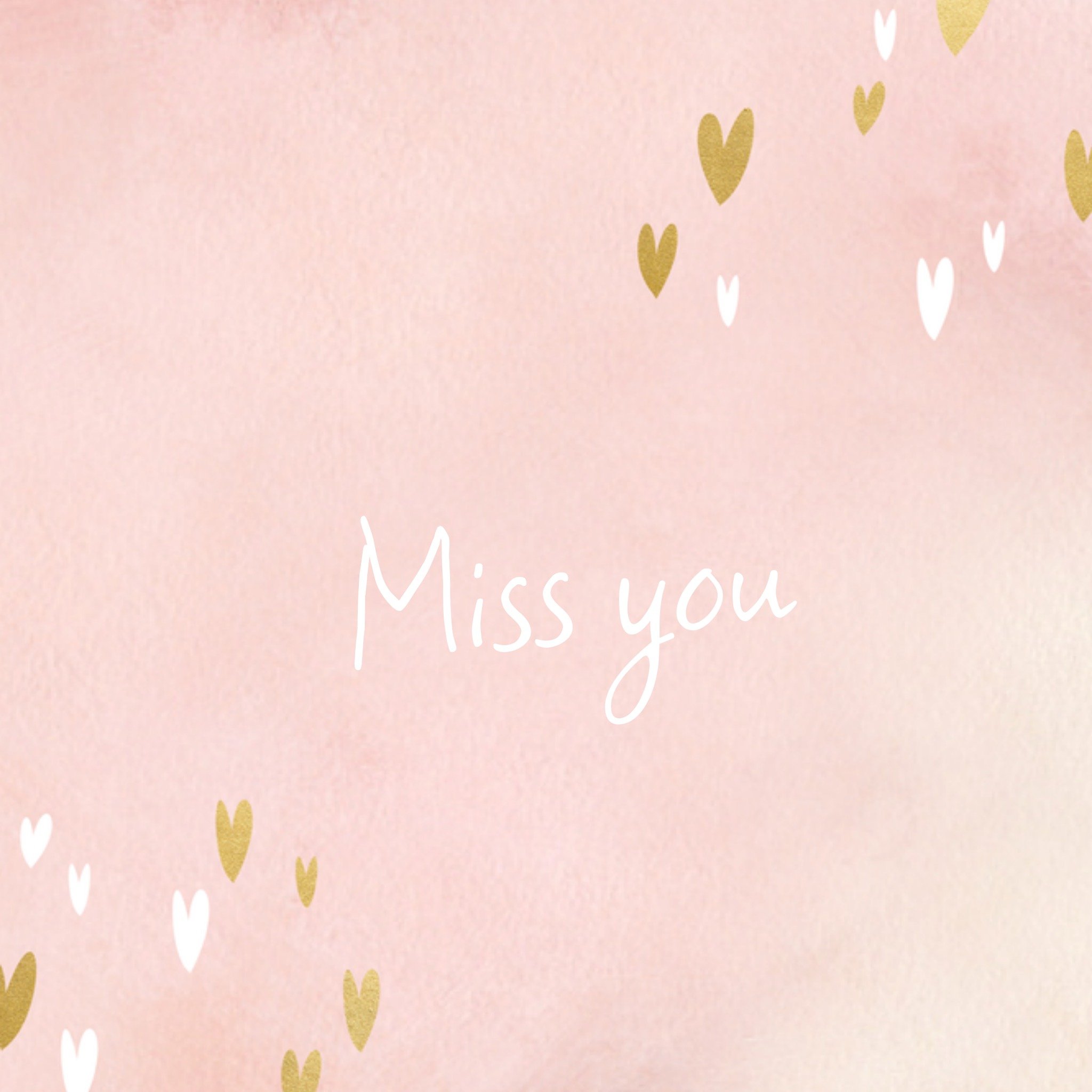 Greetz Valentijnskaart Miss you Vierkant