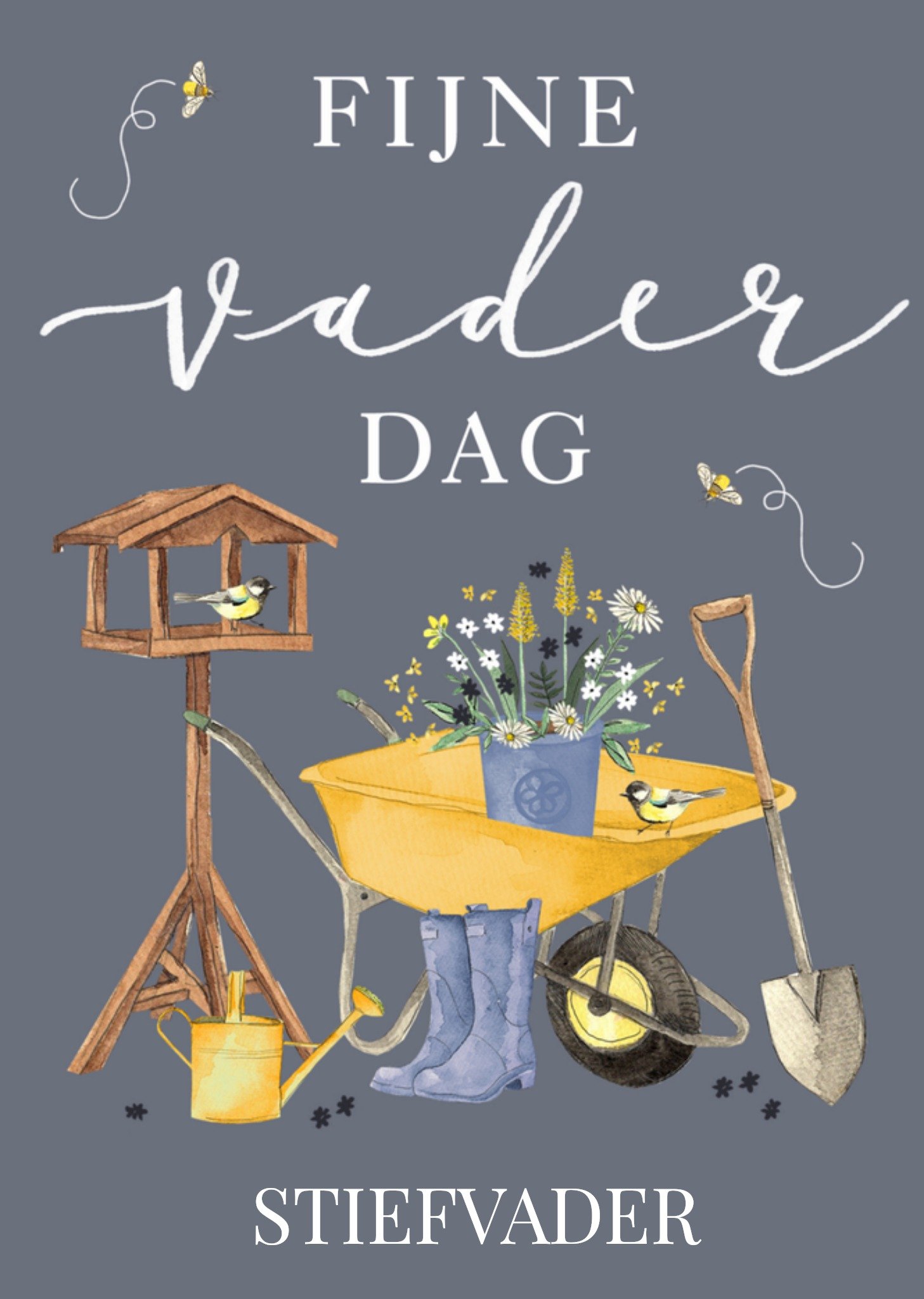 Okey Dokey design Vaderdagkaart stiefvader Kaart Making Meadows