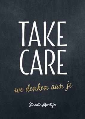 Luckz | Beterschapskaart | Take care