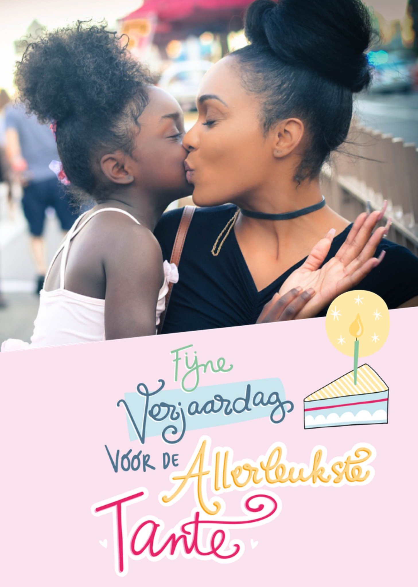 Verjaardagskaart Met foto Tante Kaart Funny Side Up