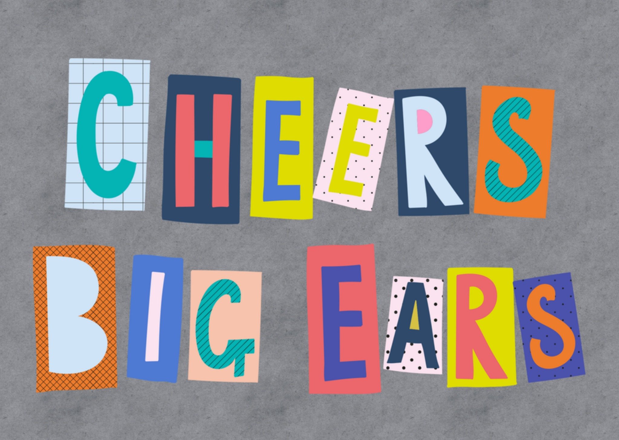 Verjaardagskaart cheers big ears Greetz