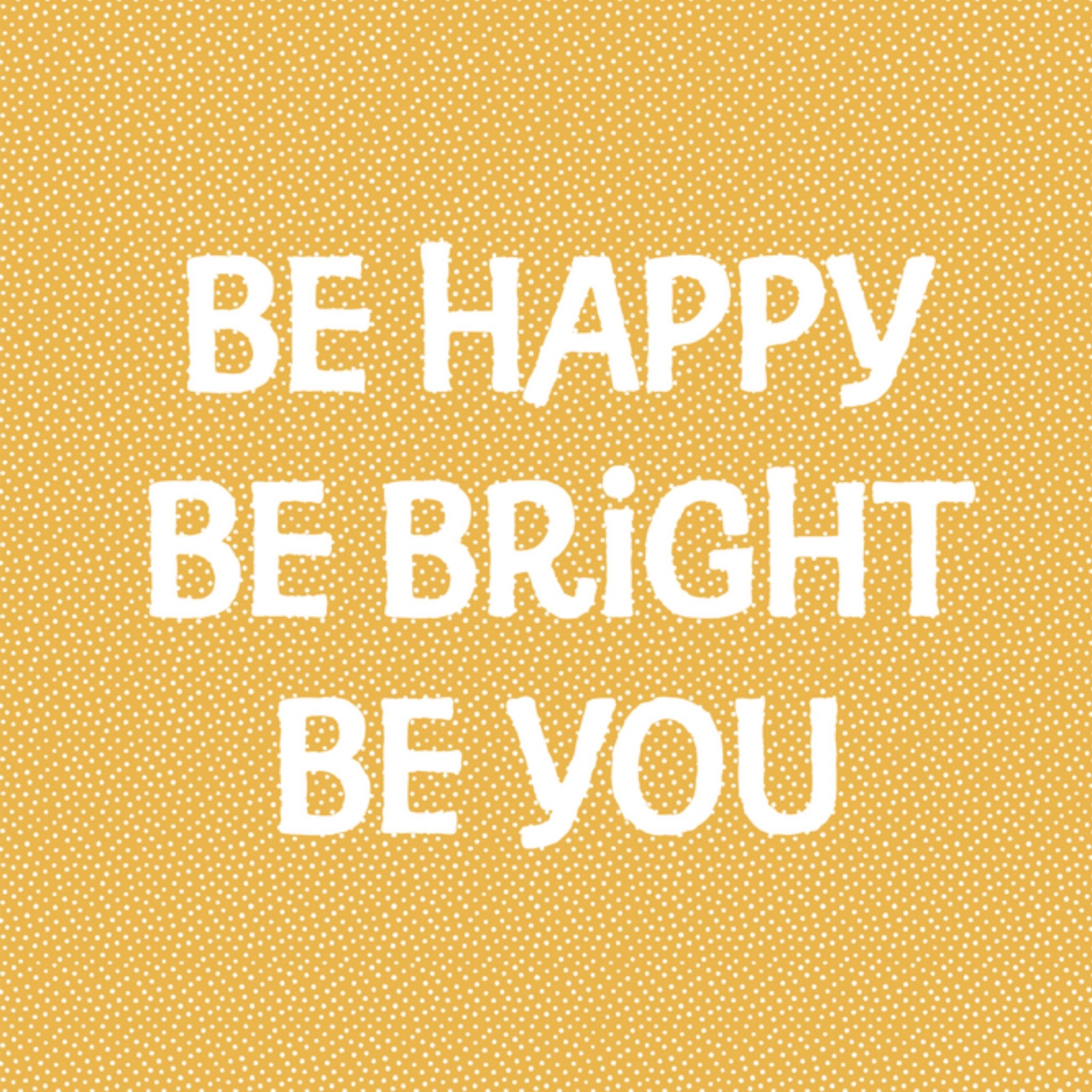 Greetz Vriendschapskaart be happy Vierkant