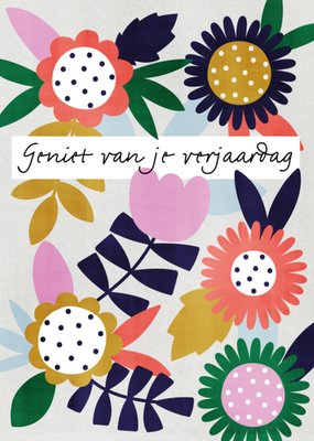 Greetz | Verjaardagskaart | bloemig